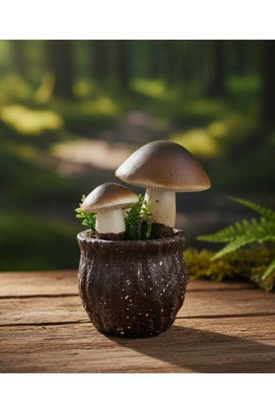 Generic AKDC NaturePod Realistic Artificial Mushroom Plant – Vinyl Material –...