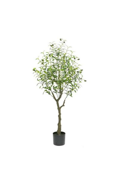 Generic INFOSUN 180/150/120cm Artificial Olive Tree in Pot - Realistic Faux S...