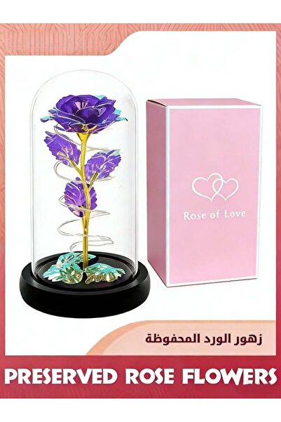 Generic Colorful Artificial Flower Rose Gift,LED Light Forever Rose Birthday ...