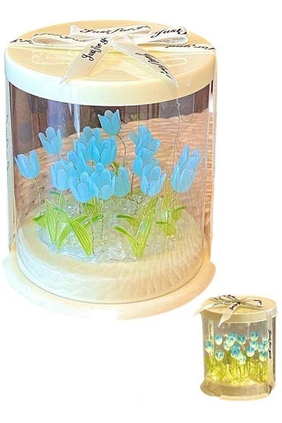 Generic Tulip Flower Night Light LED Lamp DIY Craft Kit with Cake Box for Bed...