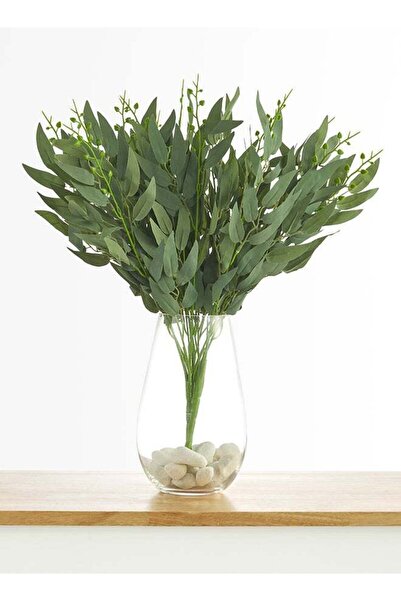 Generic Jasmine Leaves 3pc Bunch – Light Green | 32cm Artificial Leaves Bunch...