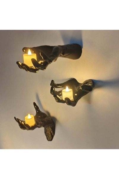 Generic 3PCS Creepy Hands Wall Decor, Spooky Decorations Indoor Outdoor, Life...