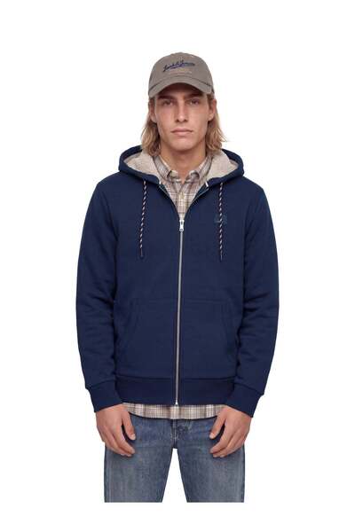 Jack & Jones Ανδρικό Μπουφάν JPRBLUMASON Τέντι Σουίτ Φερμουάρ LN