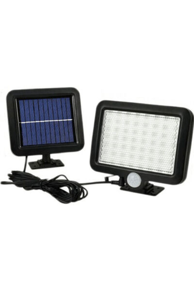 Factory Ηλιακός Προβολέας LED 10W Ψυχρό Λευκό 6500K με Αισθητήρα Κίνησης