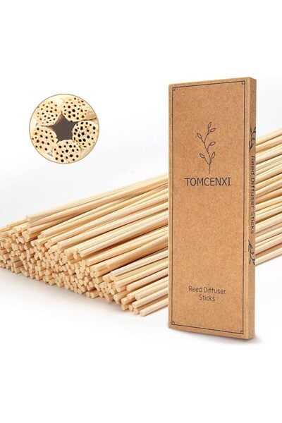 GENERAL T&Cx 120PCS Reed Diffuser Sticks,25cm Natural Rattan Sticks,Essential...