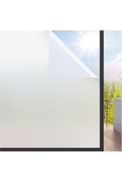 Rabbitgoo Window Privacy Film, Frosted Glass Window Film, Removable Opaque Su...