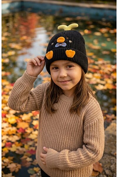 LAGRANZE Figured Fun Beret for Girls Aged 4-8