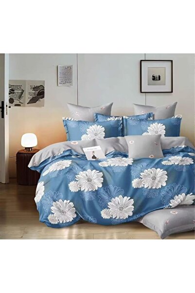 GOLDEN HOME طقم أغطية سرير مقاس كينج/مقاس فردي، غطاء لحاف، غطاء وسادة، 6 قطع،...
