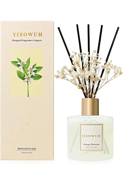 GENERAL معطر جو بالروطان 200 مل برائحة زهر البرتقال مع 8 أعواد خشبية