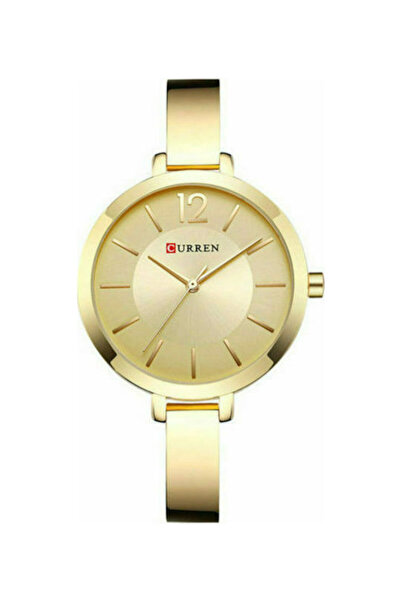 Curren 9012 Γυναικείο Ρολόι 36mm με Μπαταρία και Χρυσό Ατσάλινο Μπρασελέ