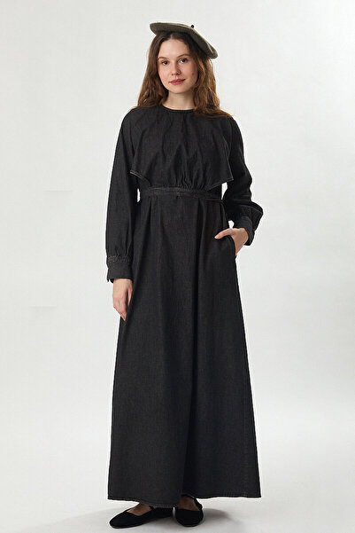 ZÜLAYS Aller Parted Waist Tie Dress Black