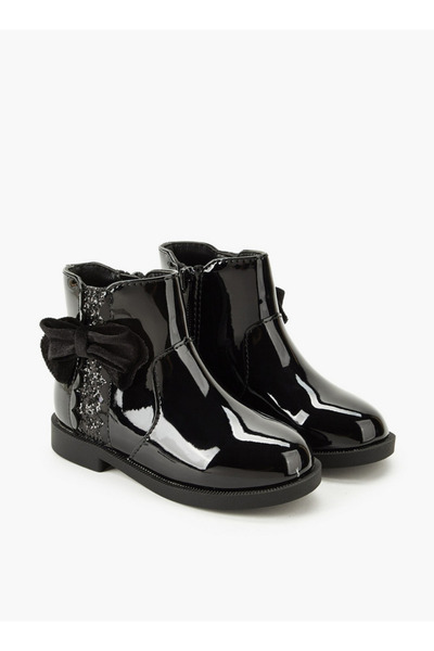 Juniors Girls Zip Closure Ankle Boots