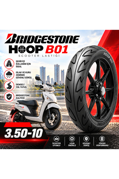 HOOP BO1 3.50-10 Motosiklet Lastiği