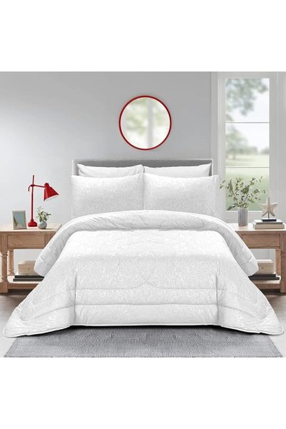 ROSEBLACK طقم لحاف ROSE Flory، مصنوع من الألياف الدقيقة عالية الجودة، 6 قطع، ...