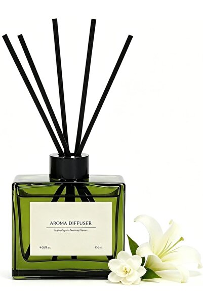GENERAL معطر جو بعطر الياسمين والزنبق سعة 120 مل، يشمل 10 أعواد خيزران طبيعية...