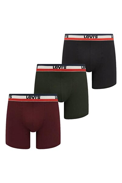 Levi's Ανδρικά Μποξεράκια 3 τεμαχίων με Αθλητικό Λογότυπο