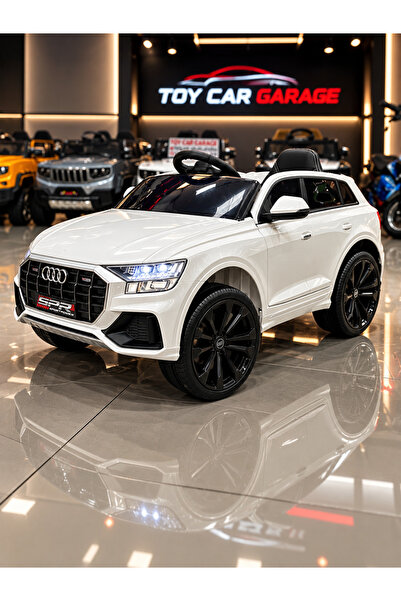 TOY CAR 12V Çift Motorlu Akülü Araba Uzaktan Kumandalı Deri Koltuk LED Far