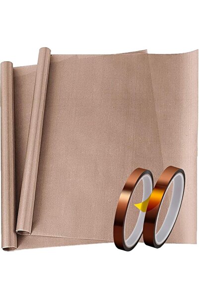 KASTWAVE ورقة تفلون PTFE، عبوة من قطعتين 12 × 16 بوصة ولفتان 10 مم × 33 متر ش...
