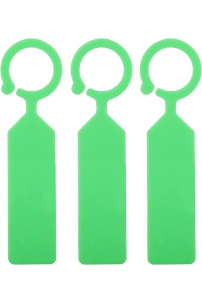 GENERAL Pack of 100 Plastic Plant Labels - Waterproof Plant Tree Tags for Gar...