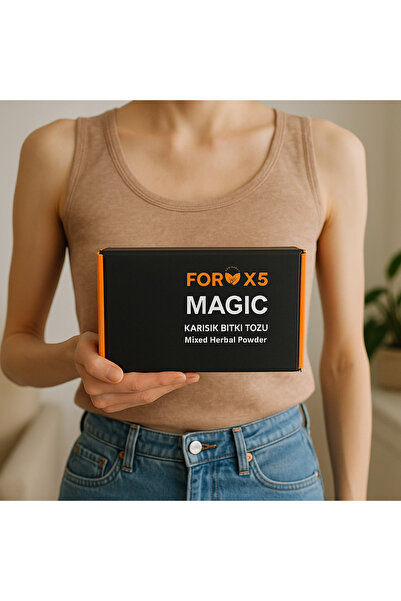 melusca FORX5 Magic Karışık Bitki Tozu 30 Şase / 1 Aylık Orjinal Hologramlı