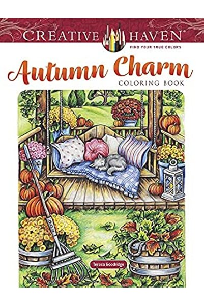 GENERAL Creative Haven Autumn Charm Coloring Book