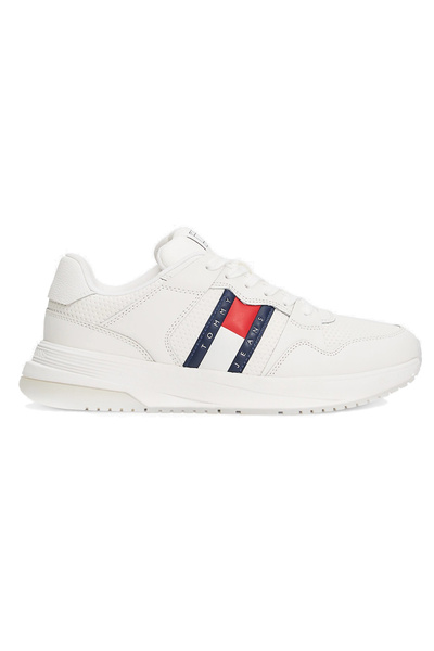 Tommy Hilfiger Ανδρικά Αθλητικά Παπούτσια Χαμηλά με Λεπτές Τάπες και Μικτή Υφ...