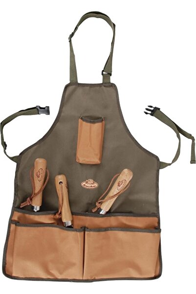 ESSCHERT design GT06 58 x 48 x 1cm Short Textile Garden Apron - Green