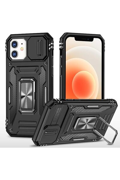 GENERAL Slide Camera Case for iPhone 14 Plus 6.7,Kickstand with Built-in 360°...