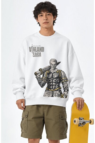 Fuddy Moda Unisex velika majica bez kapuljače sa motivom anime serije Vinland...