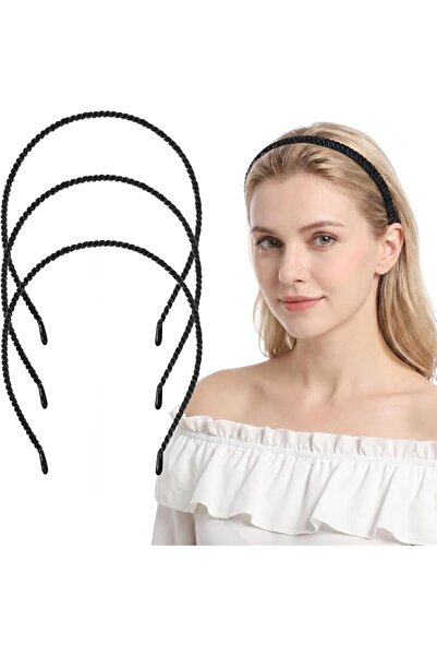 GENERAL 3pcs Thin Hair Bands Headbands for Women Non Slip