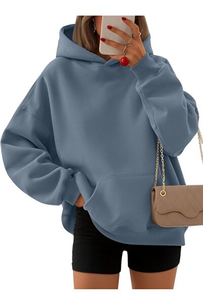 GENERAL EFAN Womens Hoodies Oversized Sweatshirts Pullover Fleece Sweaters Lo...