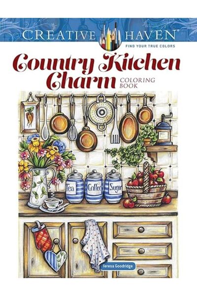 GENERAL Creative Haven Country Kitchen Charm Coloring Book