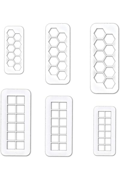 GENERAL Square Cookie Cutter Set - Geometric Multi-Cutter for Baking, Include...