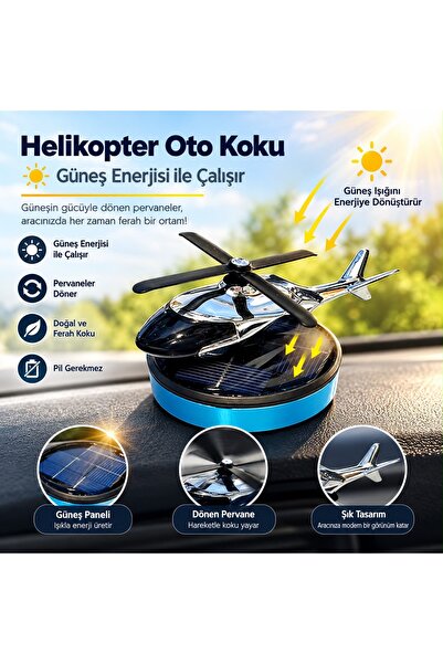 HELİCOPTER KOKU GÜNEŞ ENERJİLİ