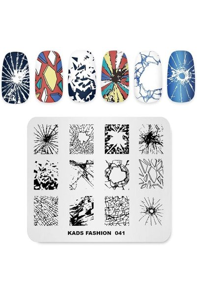 KADS Nail Art Stamping Plates Fashion Stamping Templates Manicure Print Image...