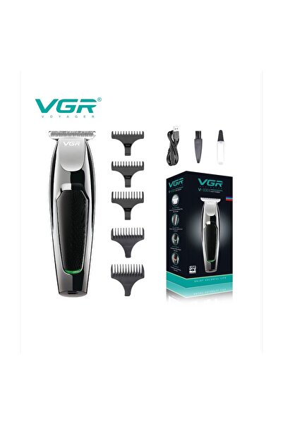VGR Професионална машинка за контуриране на коса V030, безжична, USB зареждан...