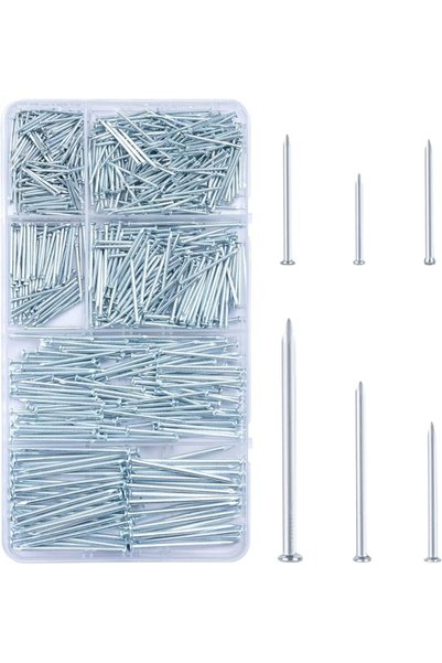 GENERAL مجموعة متنوعة من 700 قطعة من مسامير التعليق للصور من KURUI، مسامير تع...