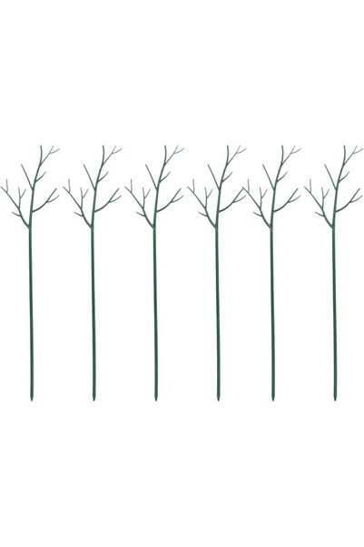 GENERAL Cryfokt Green Plant Support Stakes, 39.37 Inch Twig Stakes with Clips...