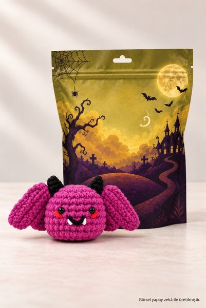 TOYFEST SELFIKO Yaraşko Halloween Cadılar Bayramı Amigurumi Örgü Öğrenme Seti...