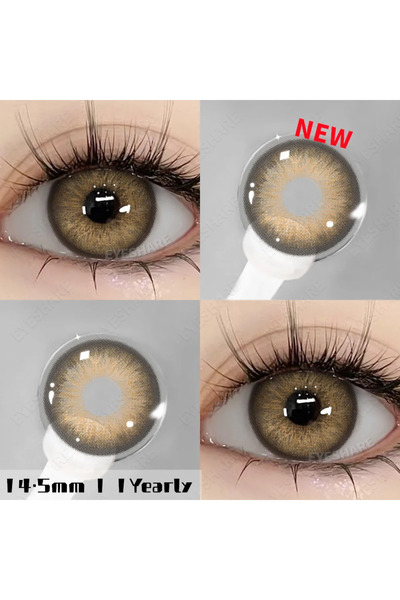 EyesPro MİLANOBROWN ela kahverengi tonda doğal yıllık göz lensi