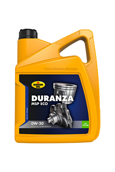 Kroon Oil Ulei motor Duranza MSP 0W20 37126, volum 5 litri, sintetic