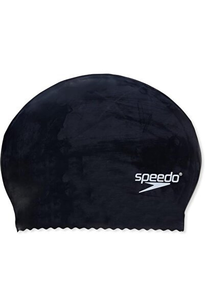 SPEEDO قبعة سباحة من اللاتكس الصلب