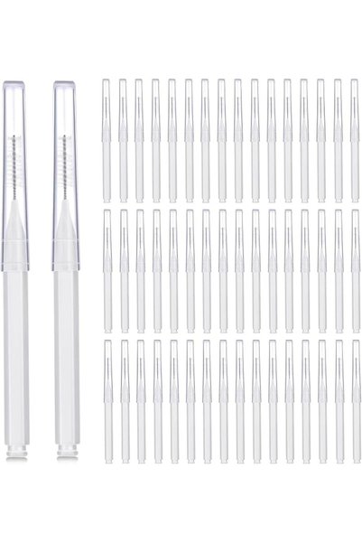 Yelajoy 100Pcs Braces Brush for Cleaner, Interdental BrushToothpick, Oral Den...