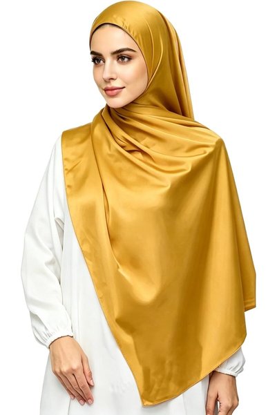 LinaConcept Lina & Lily Luxury Satin Hijab Head Scarf Shawl Wrap for Muslim W...