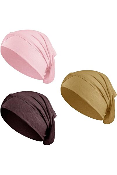 GENERAL Women Inner Hijab Cap Muslim Under Scarf Tube Bonnet Cap Islamic Elas...
