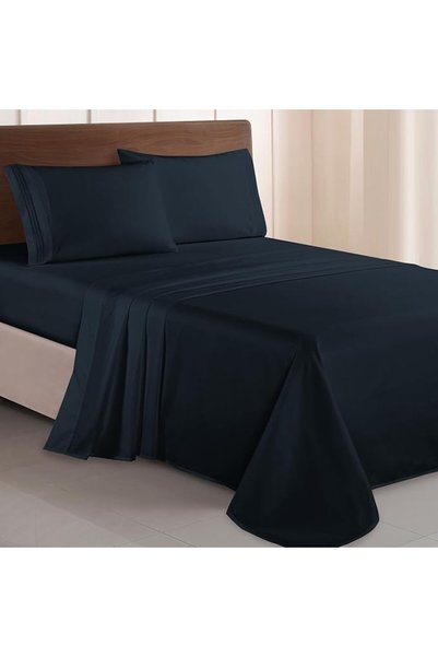 Elegant Comfort طقم سرير فاخر من الألياف الدقيقة بجودة فندقية ممتازة 1500، مط...