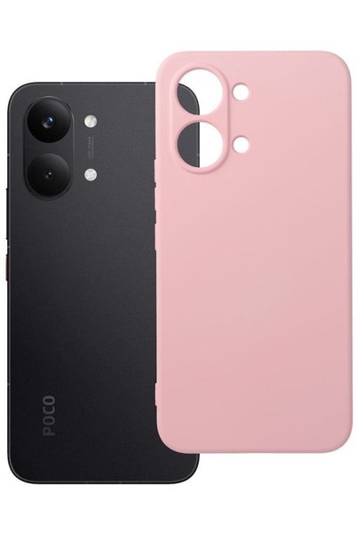 OEM Θήκη για Poco X8 Pro Max 5G Σιλικόνης Ροζ Πούδρας