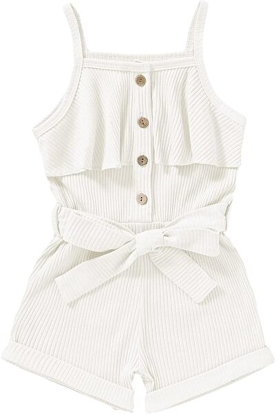 GENERAL FOCUTEBB Toddler Girl Clothes Baby Summer Sleeveless Clothing Cute Ha...