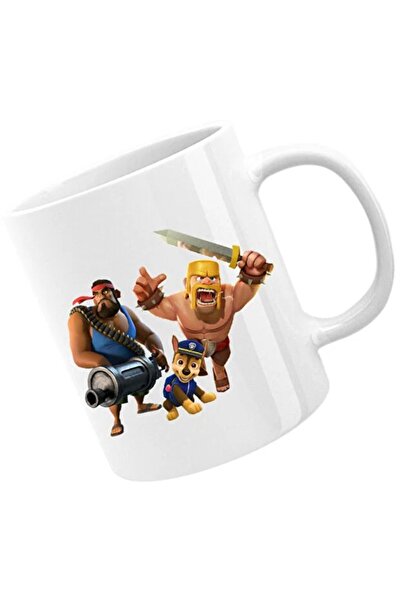 INOVATIX Cana Clash of Clans Paw Patrol Brawl Stars Puppy Duty Loyal, alba, 3...