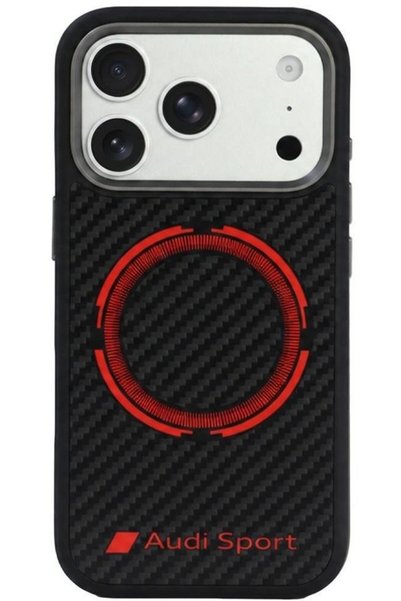 Audi Θήκη Rsq Ανθρακονήματα Σπορ Κόκκινο Κύκλος Magsafe Για Iphone 18 Pro / 1...
